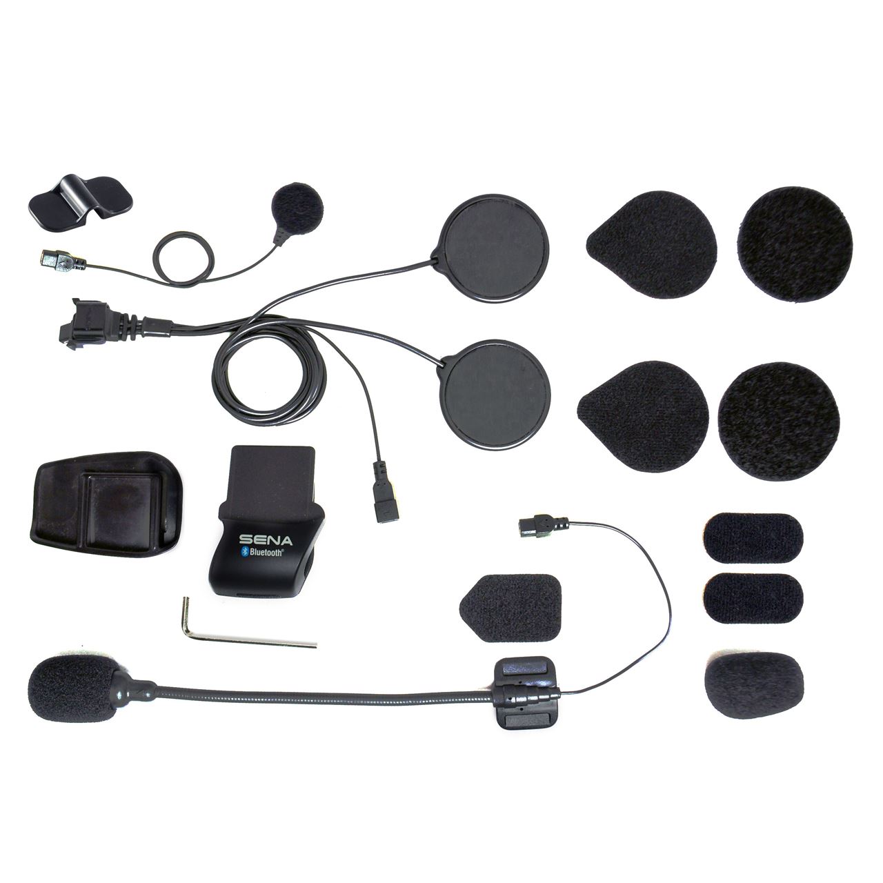 Intercomunicador Sena Kit Acessórios Montagem Intec Smh5Smh5Fmsph10Hfm