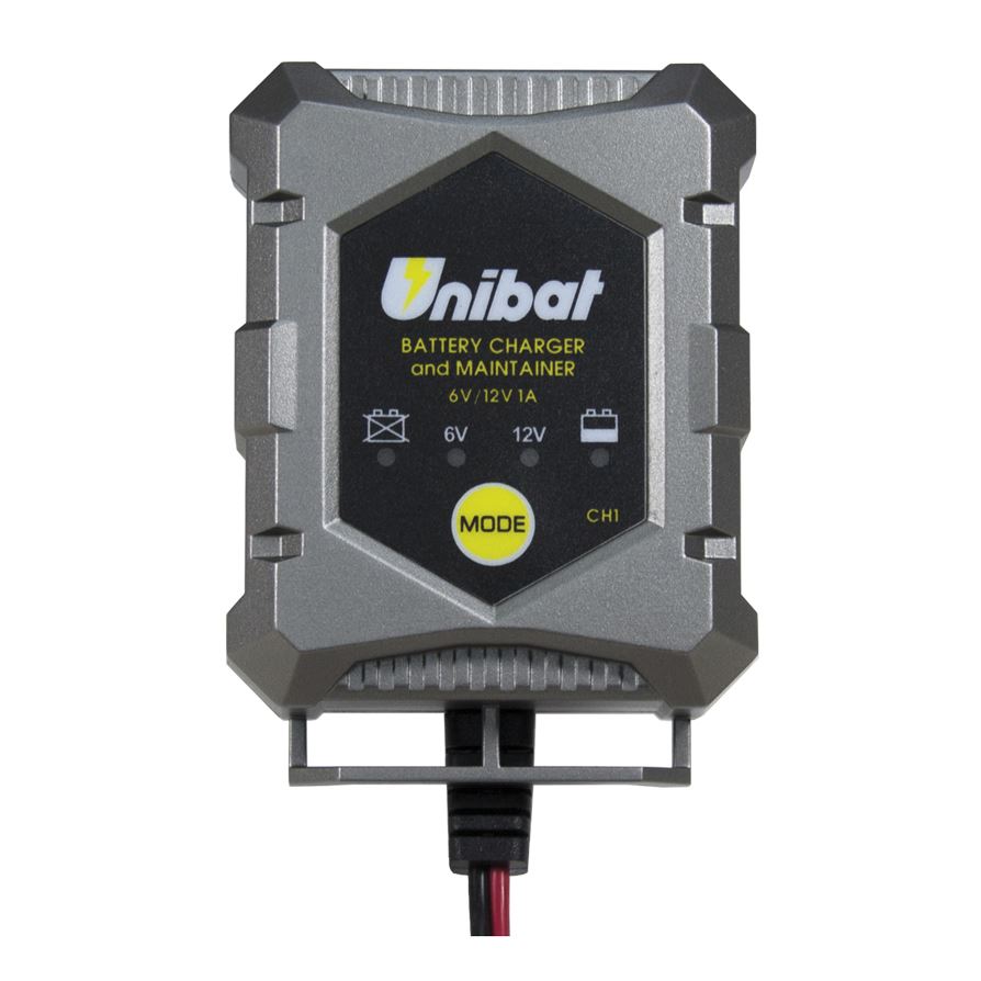 Bateria - Carregadores Unibat Carregador De Bateria De Moto Ch1