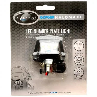 ILUMINAÇÃO DE MATRÍCULA OXFORD HALO MAXI