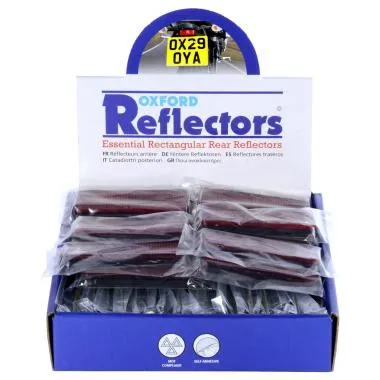 OXFORD RECTANGULAR REFLECTOR - BOX 50PCS