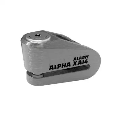 OXFORD ALPHA XA14 ALARM STAINLESS CADEADO DE DISCO(14MM PIN)